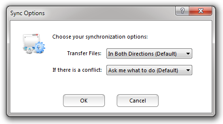 Synchronization Options